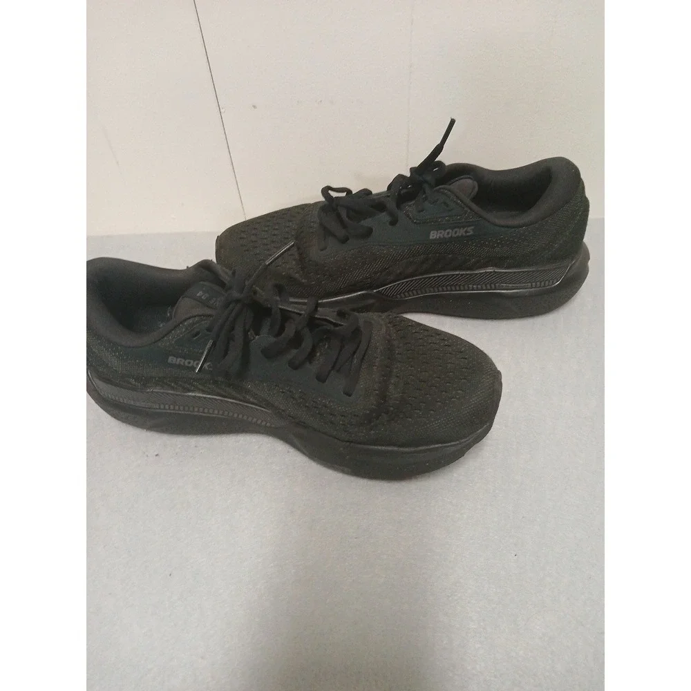 Brooks Adrenaline GTS 24 Mens 9 Wide Black/Black/Ebony Walking Sneakers